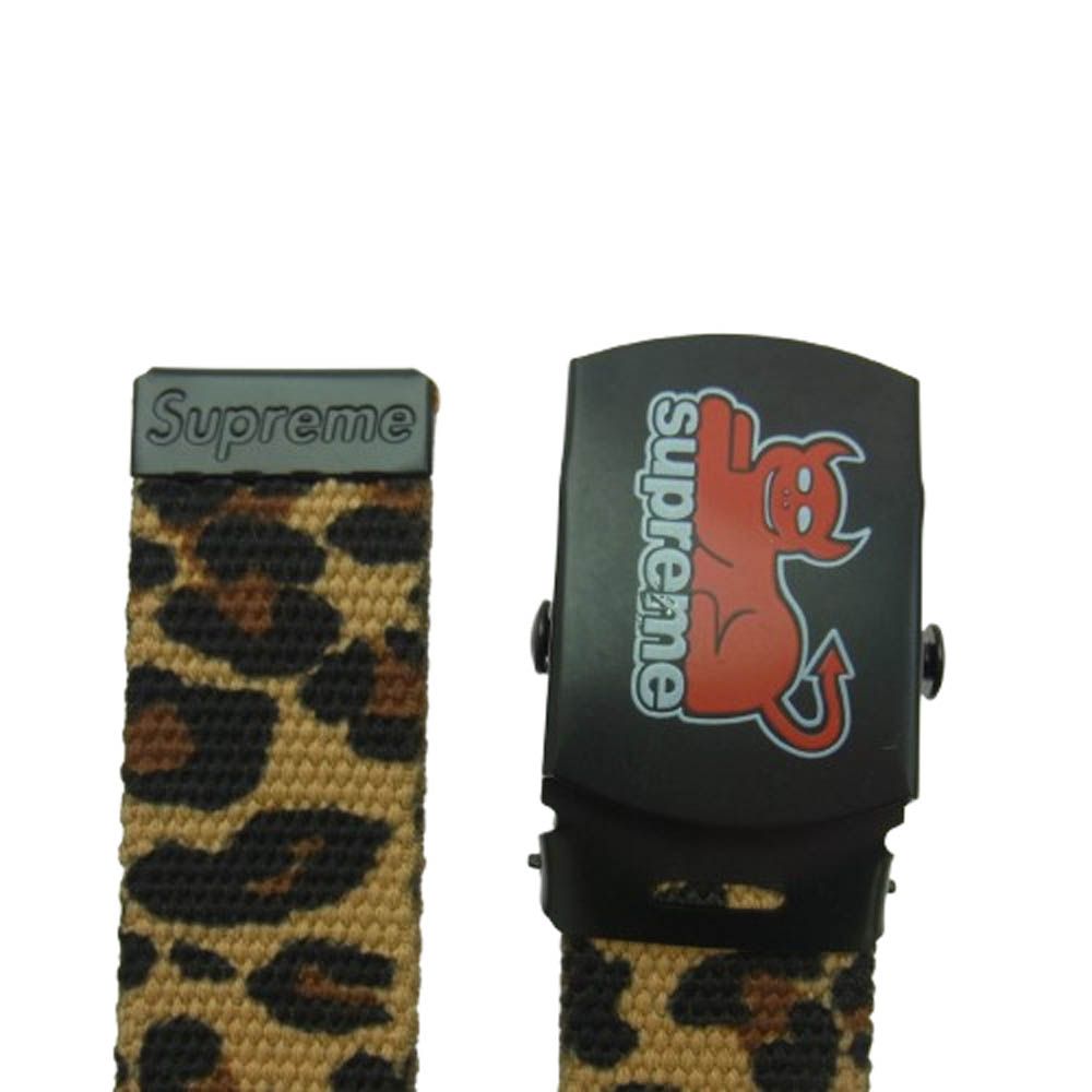 Supreme/Toy Machine ヒョウ柄ベルト Supreme x Toy Machine Webbing Belt 
