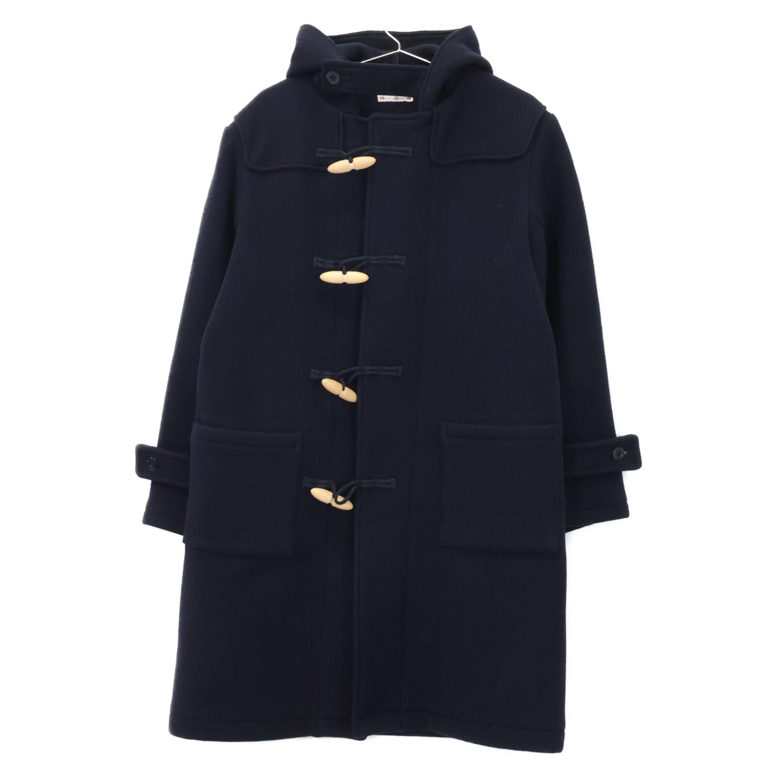 boncoura ボンクラ ダッフルコート 36 BONCOURA ボンクラ ﾈｲﾋﾞｰ ｳｰﾙｶｼﾐﾔ ﾀﾞｯﾌﾙｺｰﾄ 36 - メルカリ