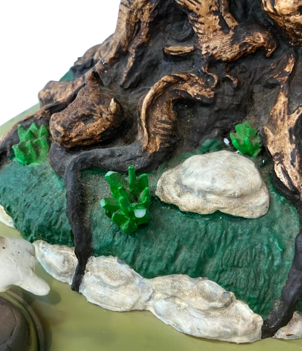 訳あり ディズニー 時計 フィギュア アニマルキングダムクロック