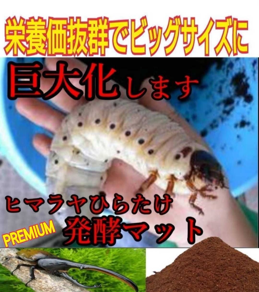 40L送料無料☆進化した！プレミアム3次発酵カブトムシマット☆栄養添加