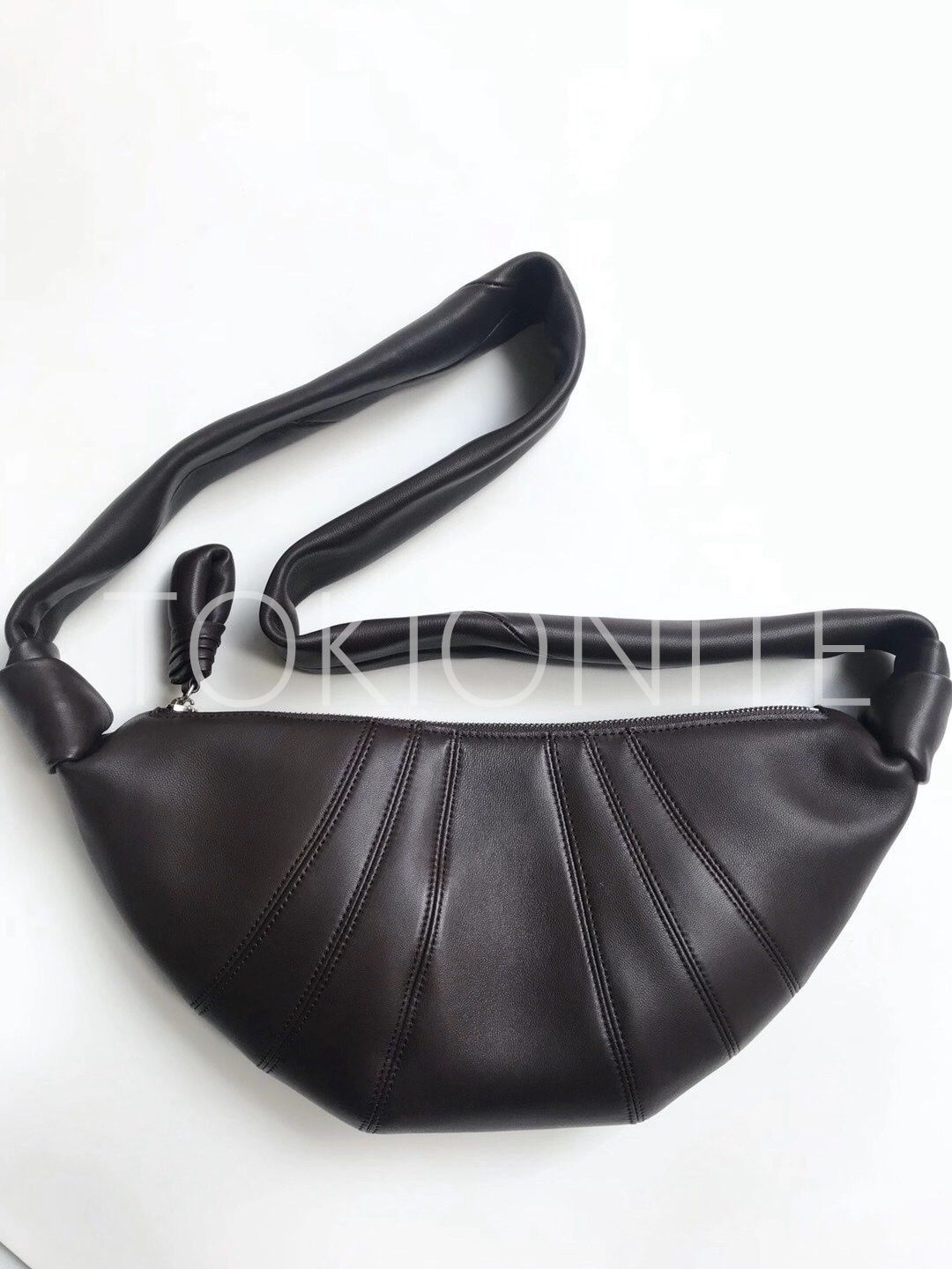 LEMAIRE ショルダーバッグ ブラック SMALL ルメール クロワッサン