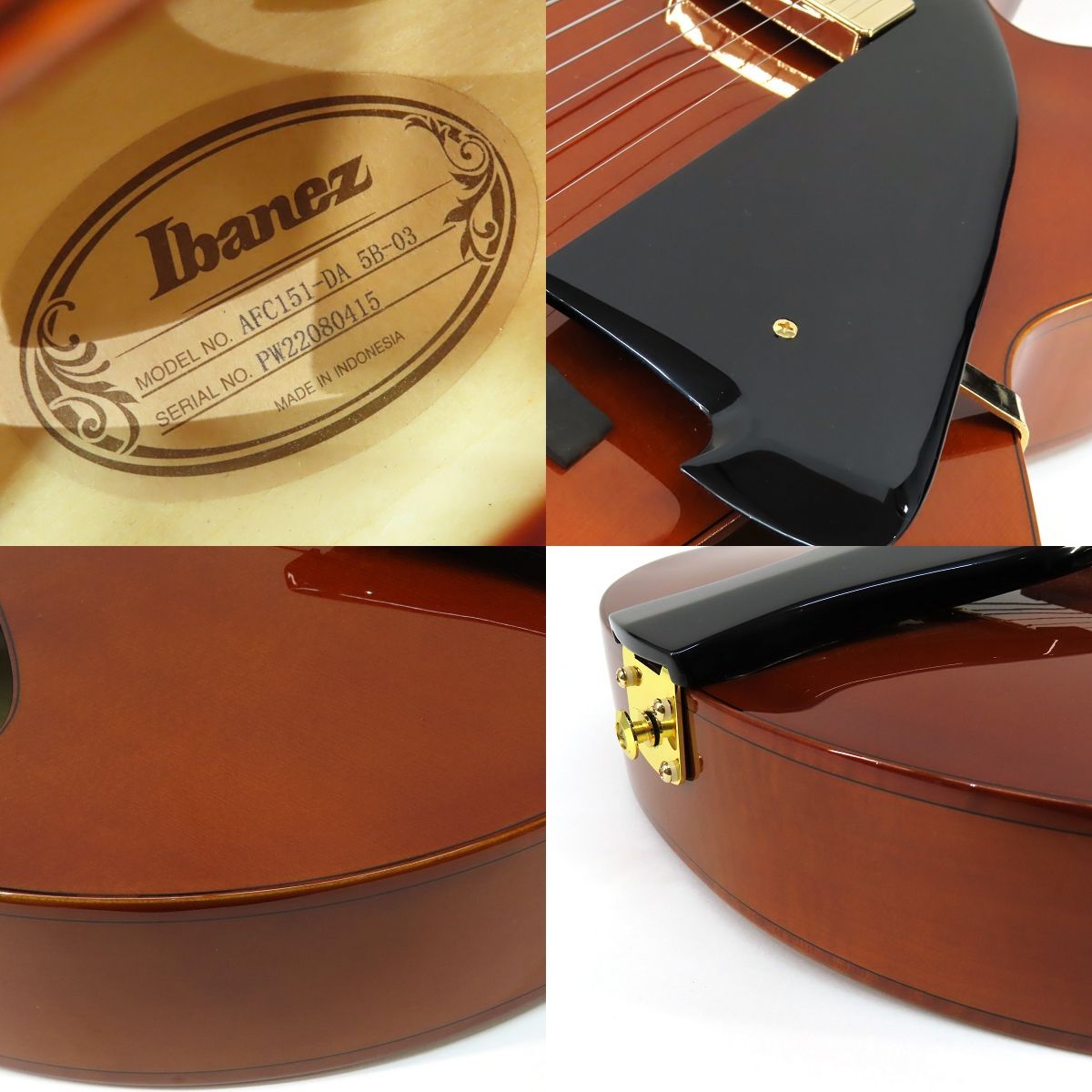 Ibanez　フルアコースティックギターAFC151-DA　美品 SOLD OUT】Ibanezのフルアコ『AFC151-TBC』が入荷いたしました