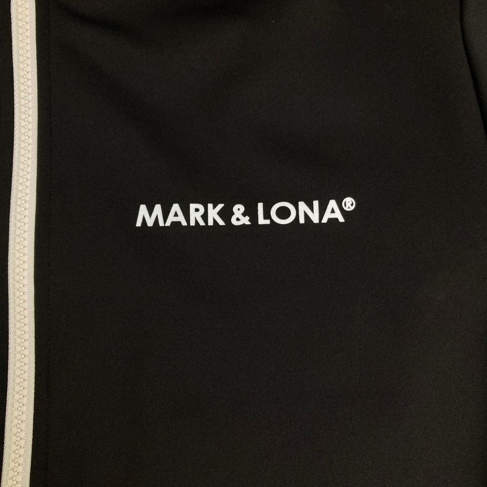 サイズ：48 MARK&LONA マークアンドロナ : ジップジャケット  ブラック系 [240101495035] ゴルフウェア メンズ ストスト サイズ：48 MARK&LONA マークアンドロナ : ジップジャケット
