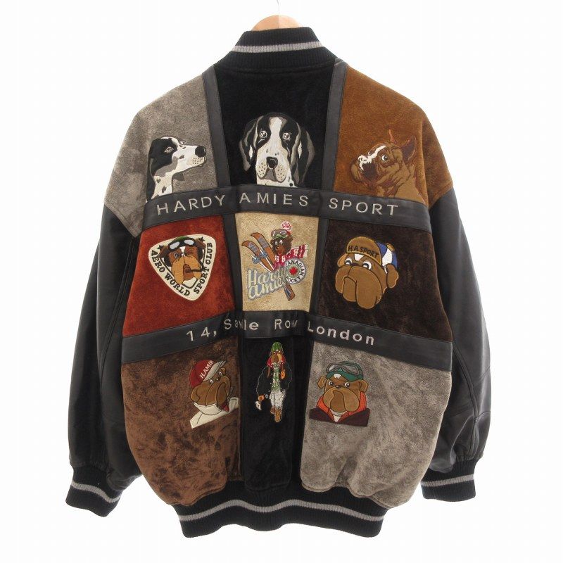 ハーディエイミス HARDY AMIES SPORT スタジャン ジャケット