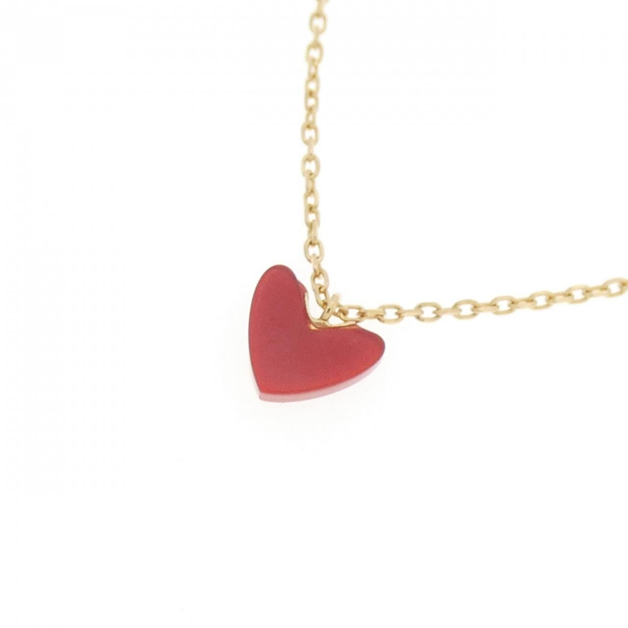 専用】美品 ahkah アーカー ティランハート ミディ ネックレス AHKAH