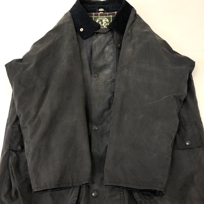 oxfordblue　オイルドジャケット 中古品】 OXFORD BLUE オックスフォード 英国製 ワックスド