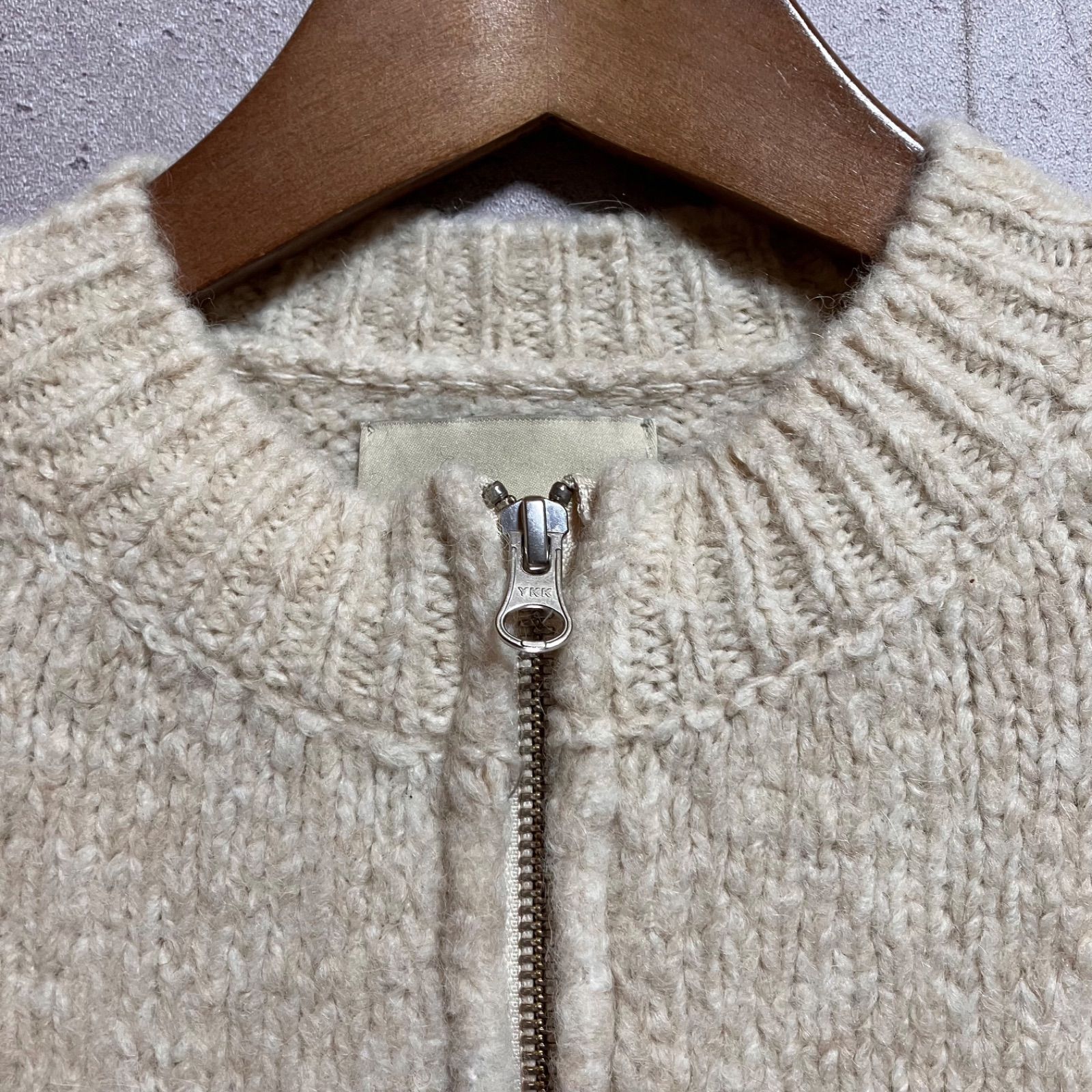 Paloma Wool パロマウール 1BESITO ZIP ジップニット S アイボリー ジップアップ セーター トップス 長袖 レディース  SG210-2 - メルカリ