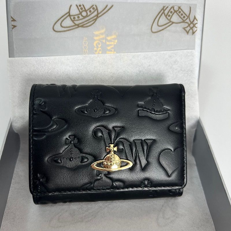 ヴィヴィアンウエストウッド 三つ折り財布 Vivienne Westwood がま口 財布 二つ折り