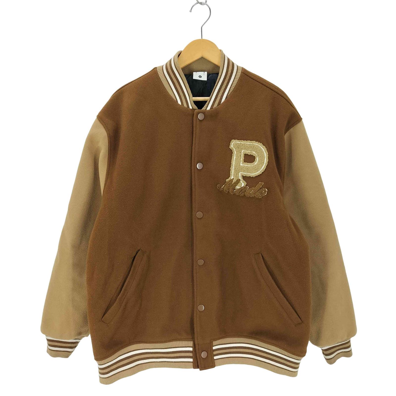 ユーズドフルギ USED古着 {{PHEW}} baseball Jerseys バーシティジャケット スタジャン メンズ 表記無 