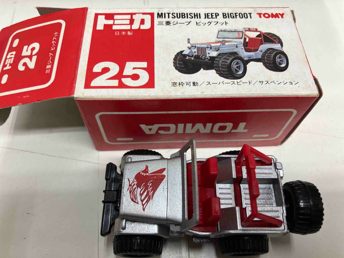 トミカ　三菱　ジープ　オフロード　日本製 トミカNo.25三菱ジープ ビッグフット 日本製 新品未使用品 絶版