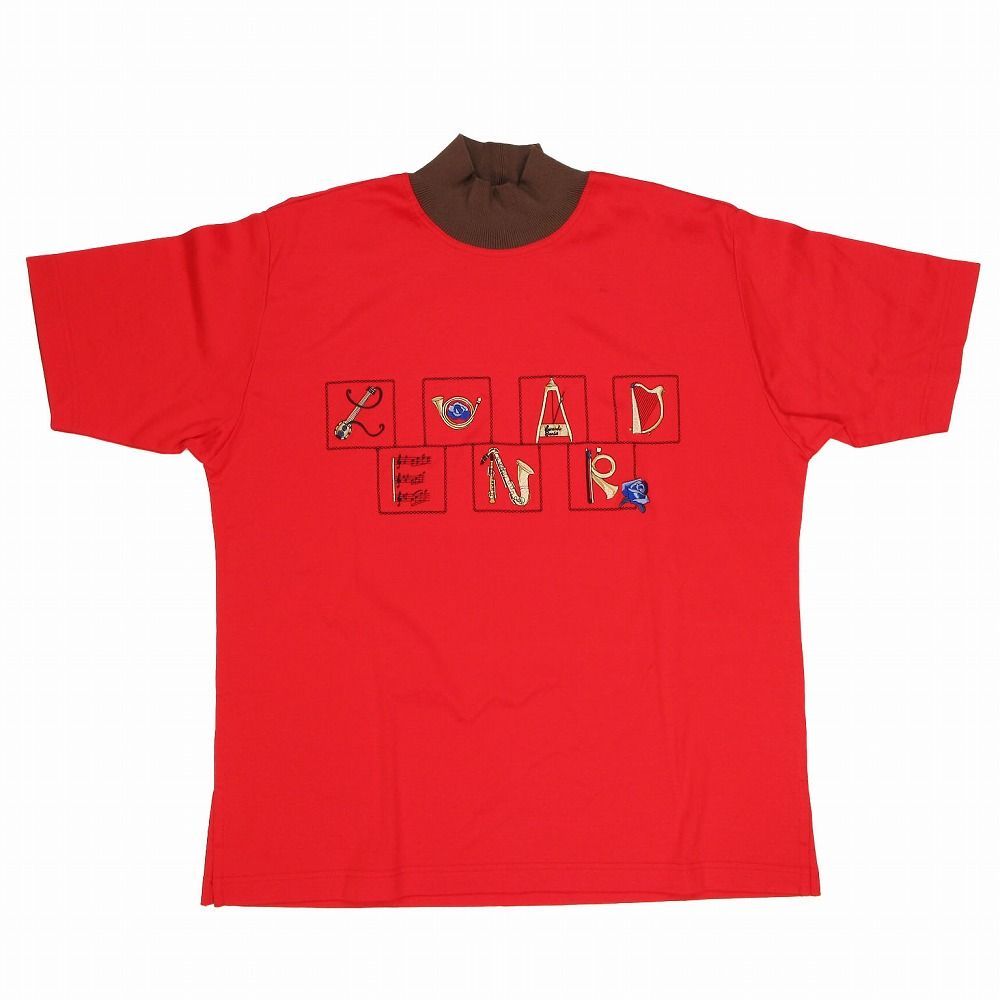 新品】LEONARD 半袖シャツ M レッド×柄