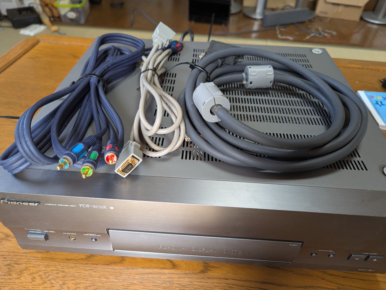 Pioneer メディアレシーバー デコーダー PDP-502R 通電確認のみ Pioneer メディアレシーバー デコーダー PDP-502R 通電確認のみ
