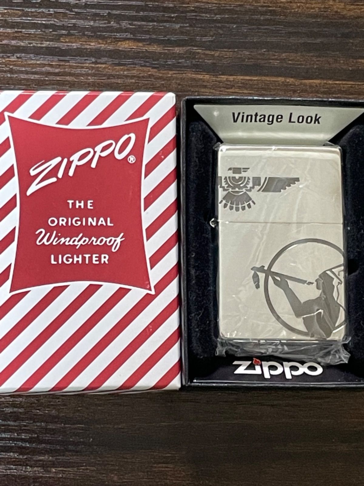 zippo アメリカンスピリット 2面連続刻印 限定品 特殊加工 希少