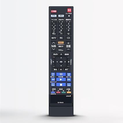 ブルーレイレコーダーリモコン SE-R0482 for TOSHIBA 東芝 レグザ