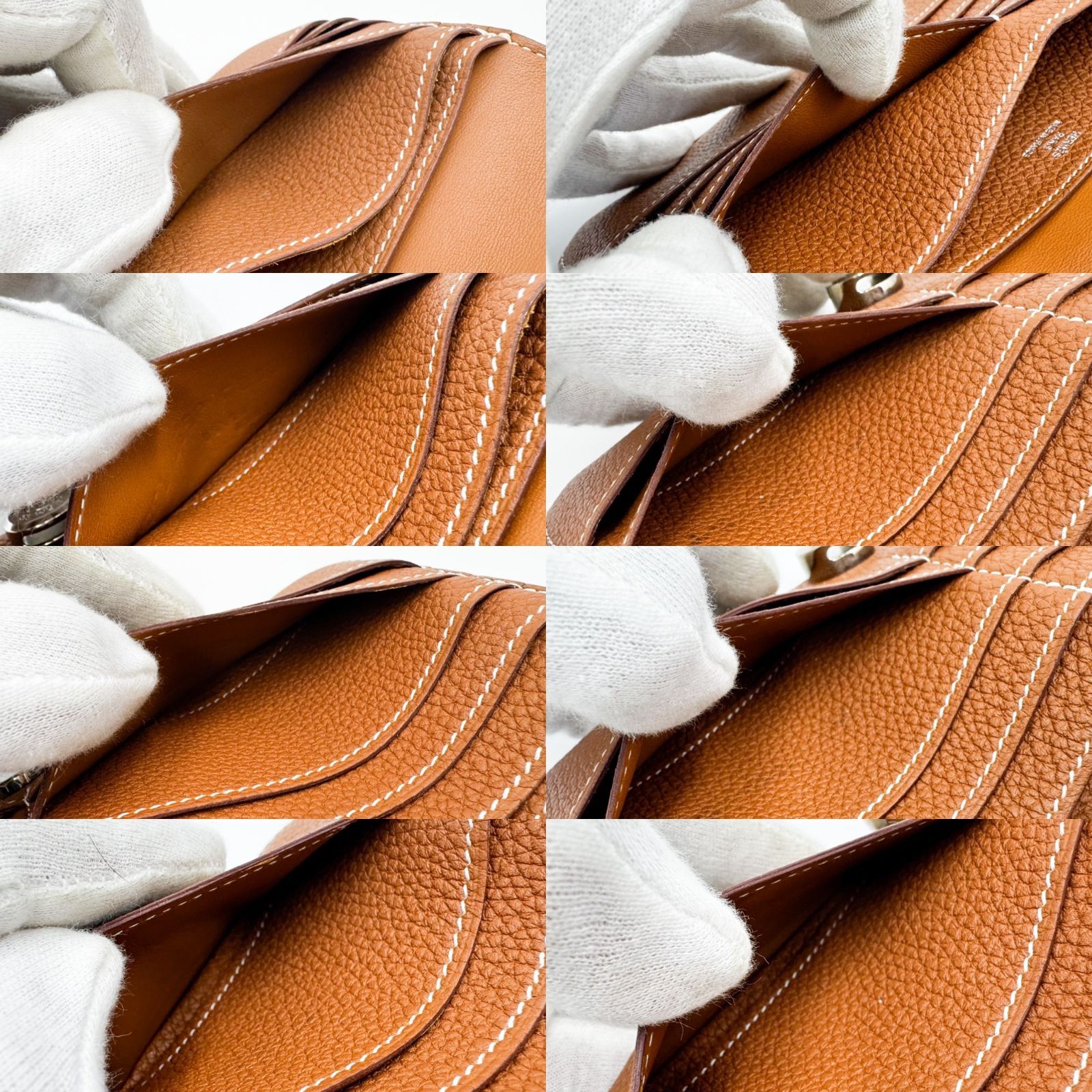 HERMES / ドゴンロング エトゥープ トゴ 長財布 C刻印 HERMES - HERMES / ドゴンロング エトゥープ トゴ 長財布 C刻印