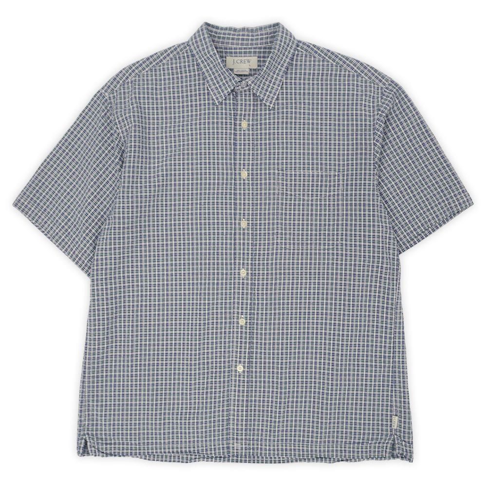 ジェイクルー J.CREW 00s 2000年代 S/S シアサッカーシャツ 半袖