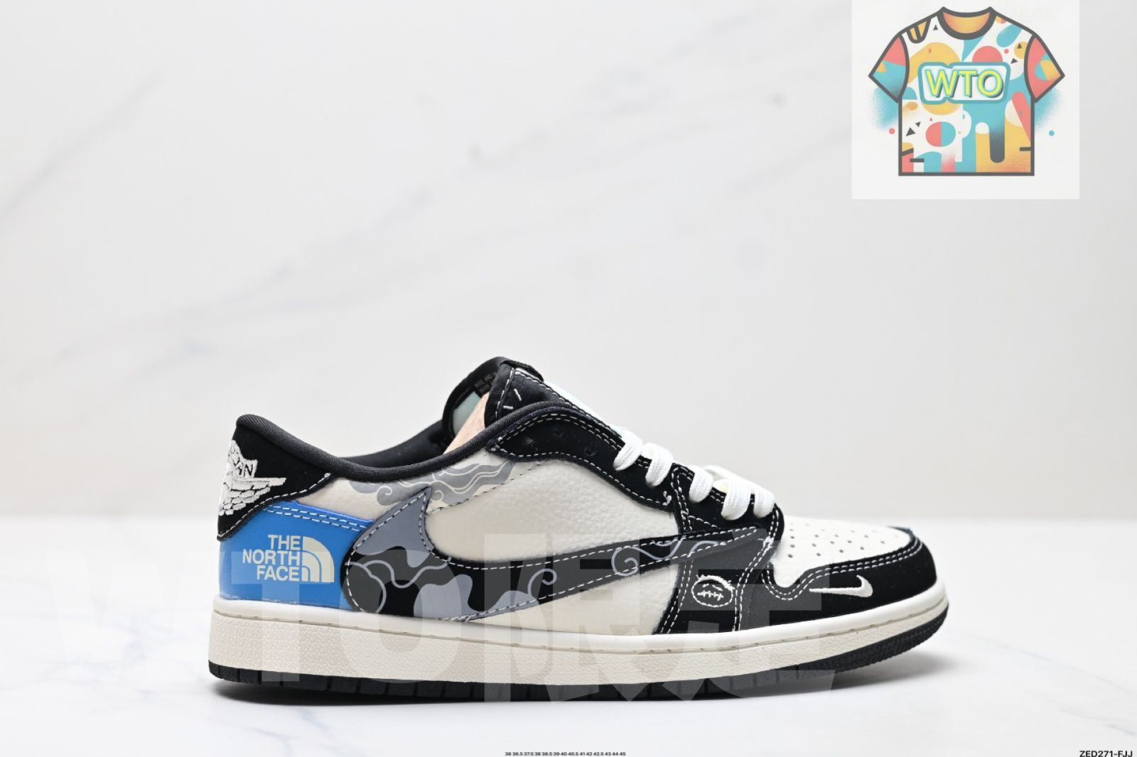 トラヴィススコットリバースモカTravis Scott 27cm Travis Scott x Air Jordan 1 ” Reverse Mocha “AJ1 トラヴィス