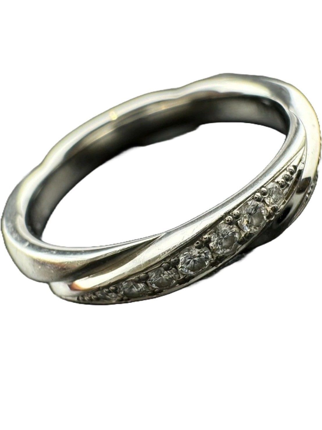 中古品】ROYAL ASSCHER DIAMOND WRB911 7号 PT999 プラチナ