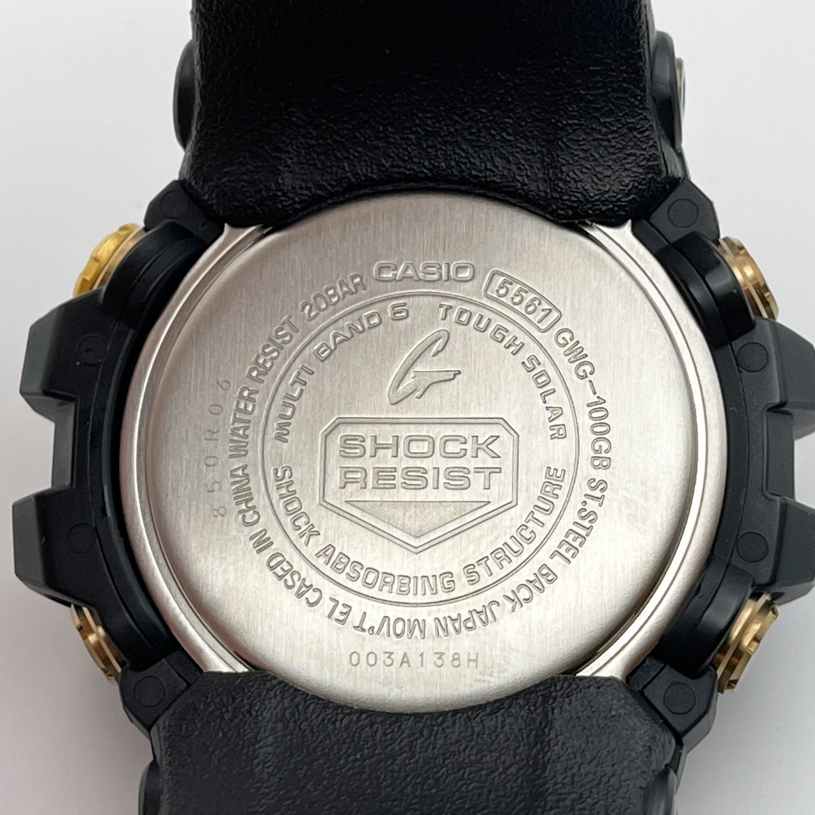 G-SHOCK マッドマスター GWG-100GB-1AJF ブラック ゴールド