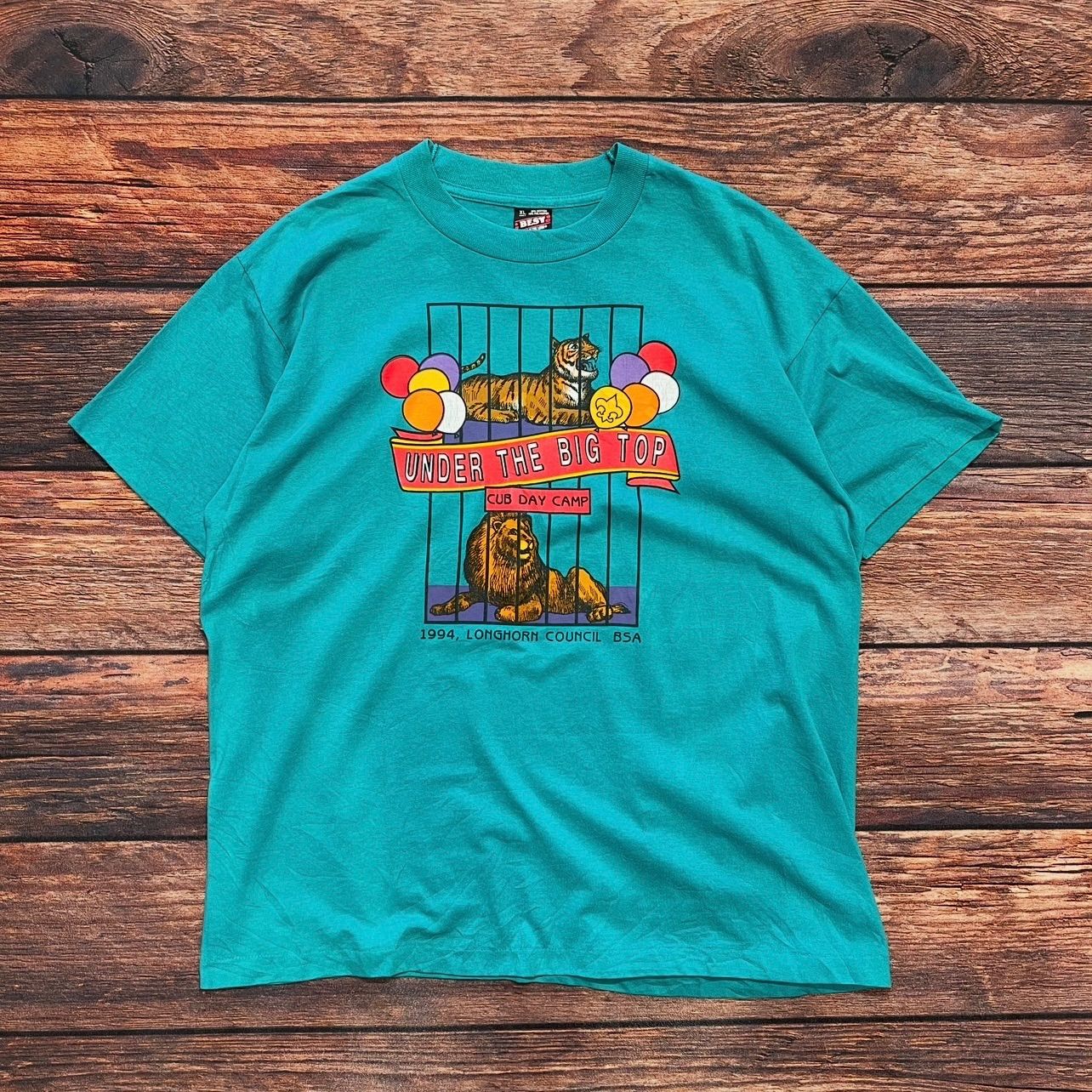 メンズXL　ヴィンテージ　アメリカ製　94年　ワールドカップ　シングルステッチ 1994年 USA製 】 BEST FRUIT OF THE LOOM Tシャツ シングル