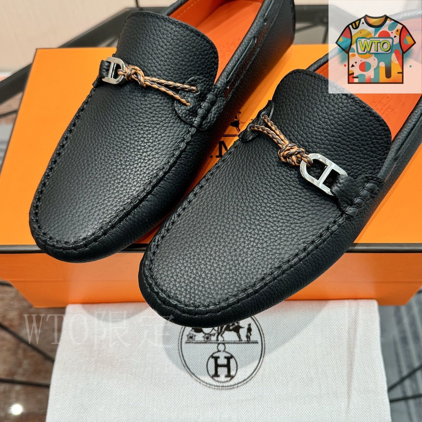 HERMES エルメス クラシック メンズ ローファー07-DK71 - メルカリ