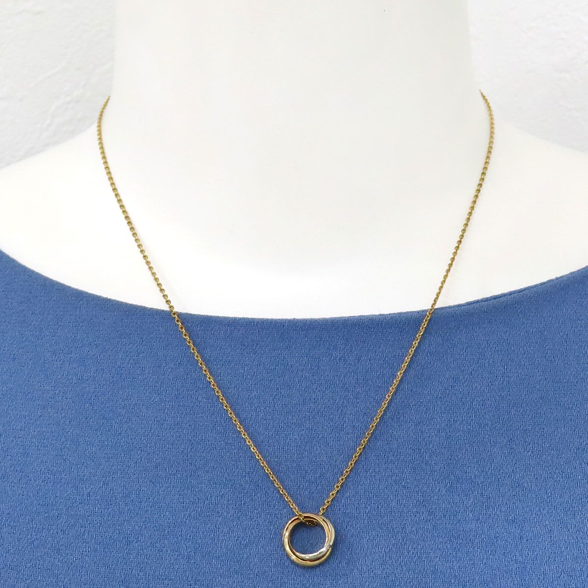 カルティエ ベビートリニティ ネックレス ダイヤモンド 750 K18YG K18WG K18PG レディース CARTIER ジュエリー WWW_OLIVIERBERNSTEIN_COM