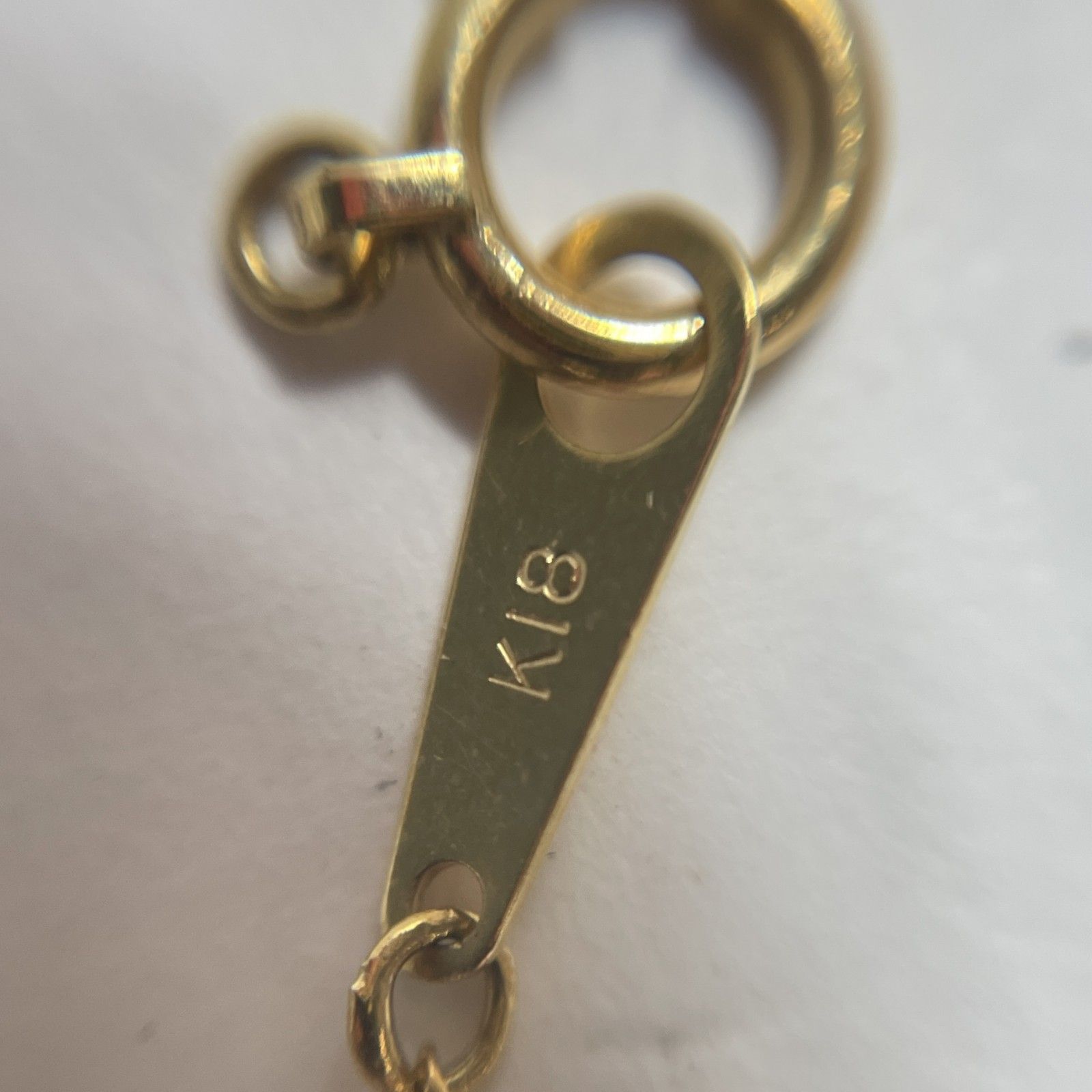 K18ネックレスチェーン(ジャンク品)