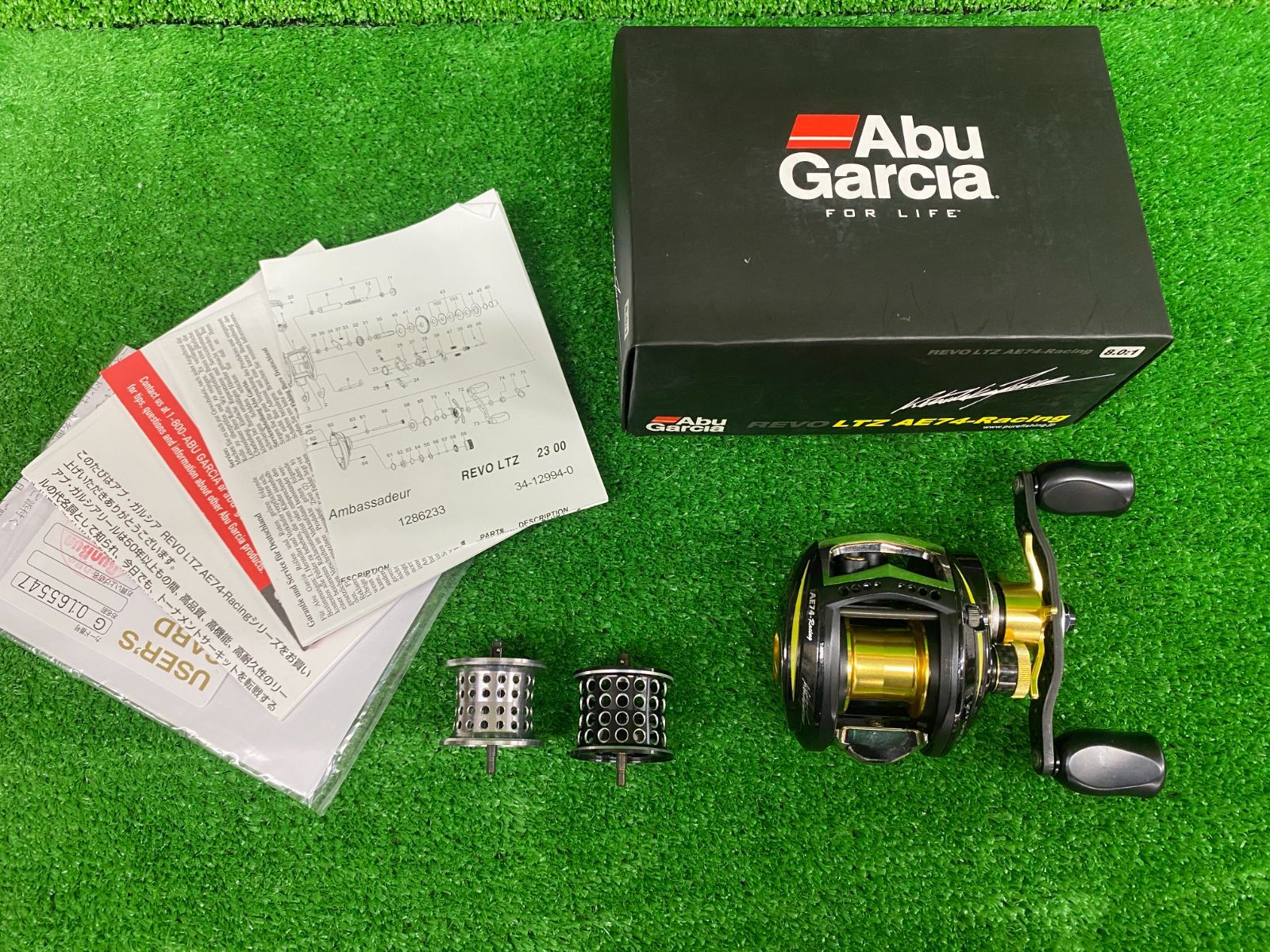 リール Abu Garcia REVO LTZ AE74-Racing 8.01 希少美品Abu Garcia REVO LTZ AE74-Racing 今江克隆 リール