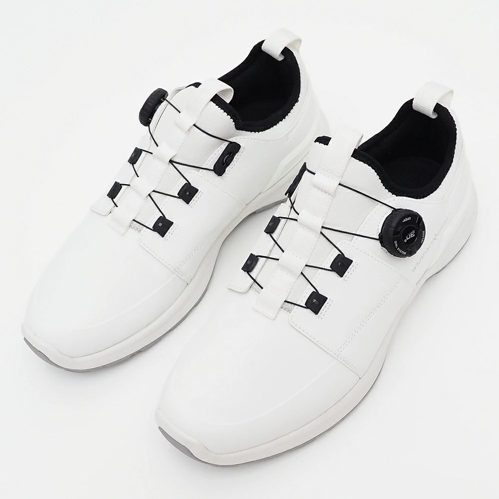 THE WARP BY ENNERRE ゴルフシューズ スパイクレス サイズ 27cm ホワイト ダイヤル式 ザワープバイエネーレ メンズ 5L H06292 KEP19