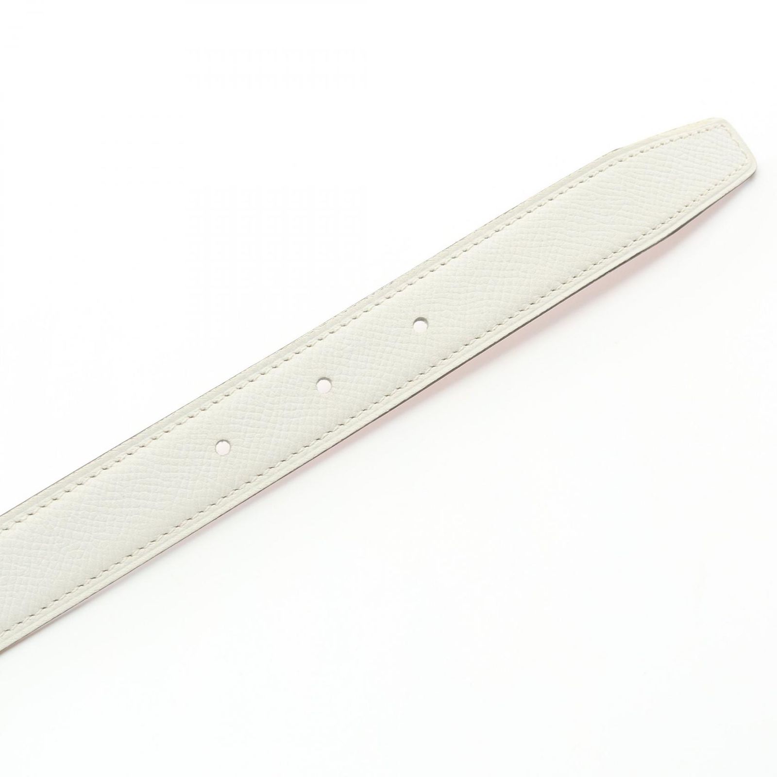 エルメス HERMES ベルト エヴリン ホワイト レザー ベルト レディース 