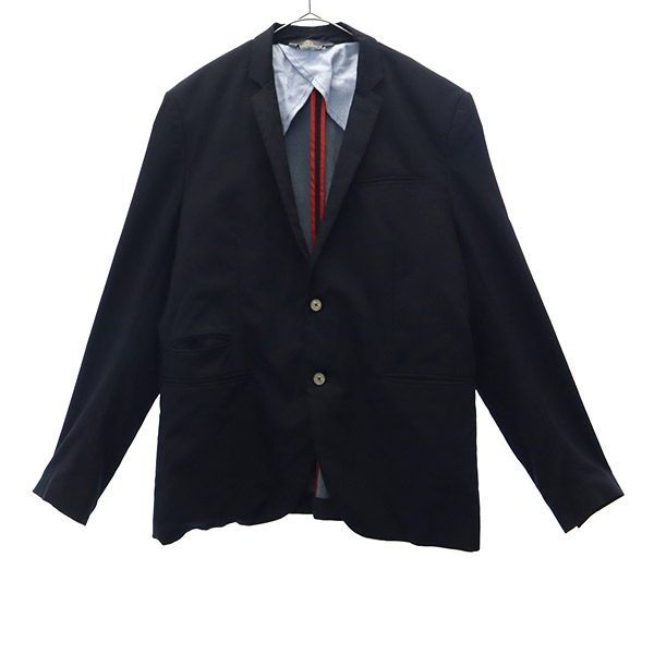 ザラマン テーラードジャケット 44 ネイビー ZARA MAN メンズ 【中古