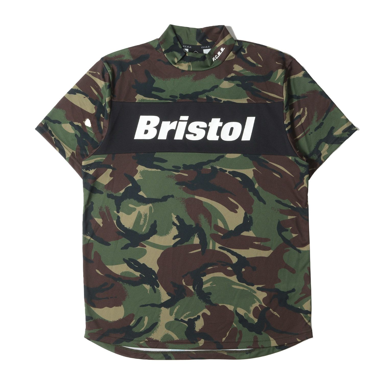 Bristol 迷彩柄モックネックシャツ ブリストルモックネックシャツ迷彩