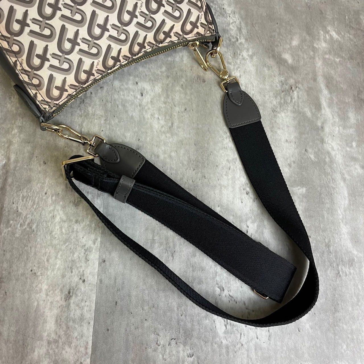y2k FURLA フルラ 2way ショルダーバッグ トート レザー ロゴ金具 
