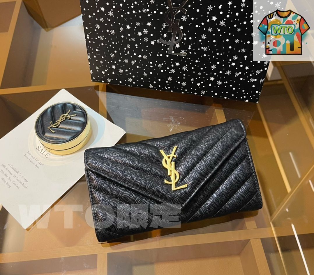 イヴ・サンローラン新品未使用３点set♡ 実物の画像 YSL サンローラン ショルダーバッグ ハンドバッグ