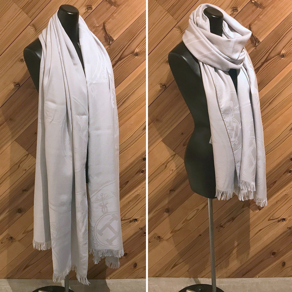 最終値下エルメス ニュー リブリス 大判 ストール ショール カシミヤ シルク ≪ 新品 ≫ エルメス 大判 ショール ストール ニュー・リブリス