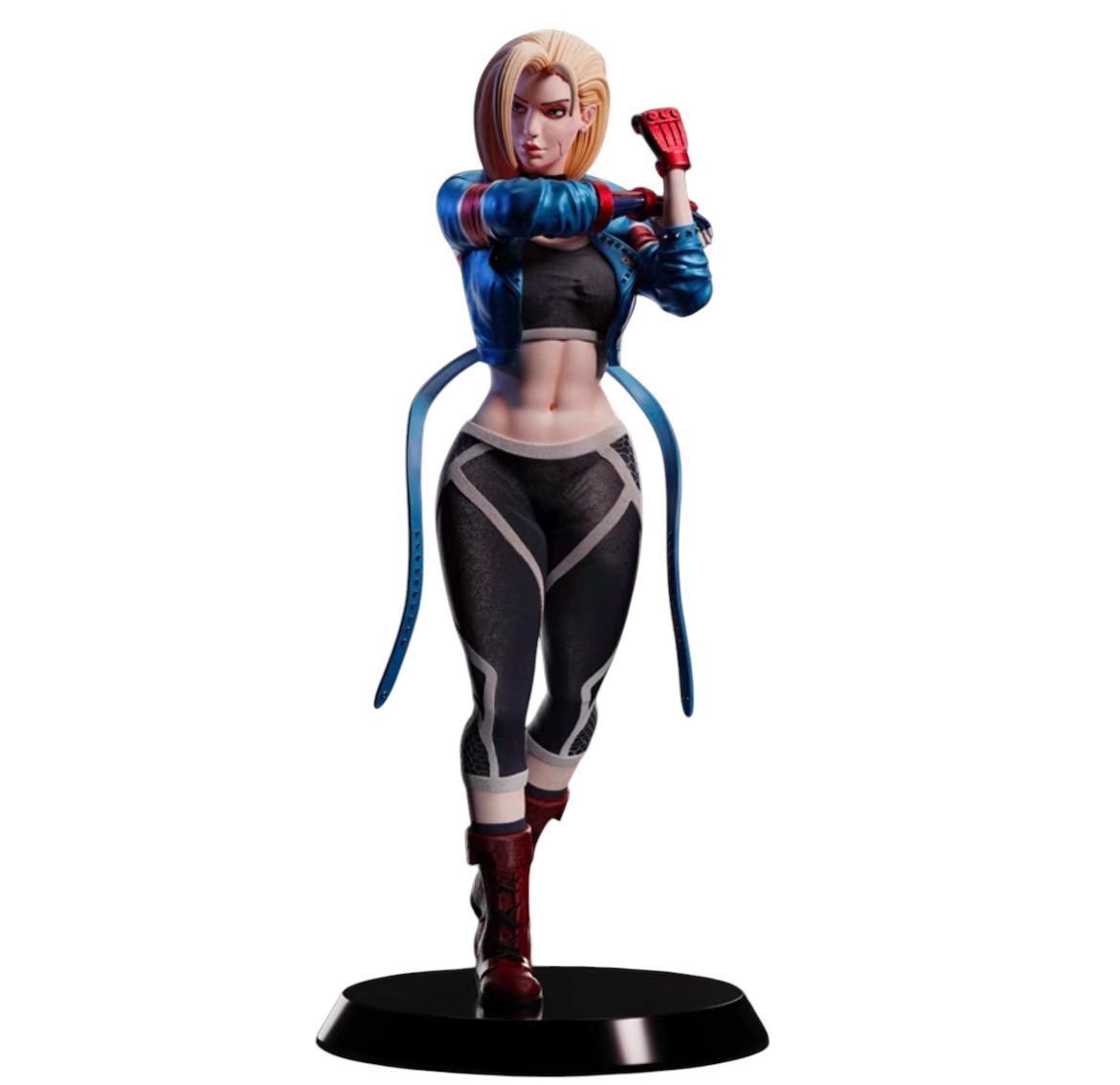 【国内正規総代理店アイテム】 1/6 ガレージキット fighter street キャミィ 未塗装フィギュア ゲームキャラクター