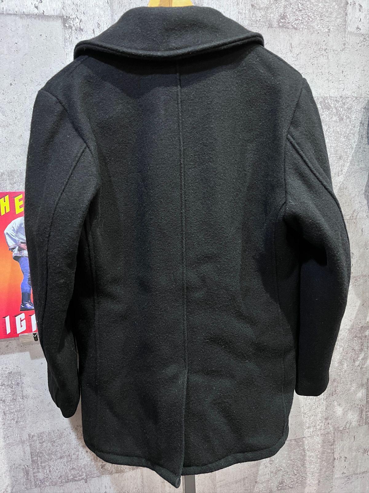 Schott ショット 740N ダブルピーコートUSA製 メルトン グレー