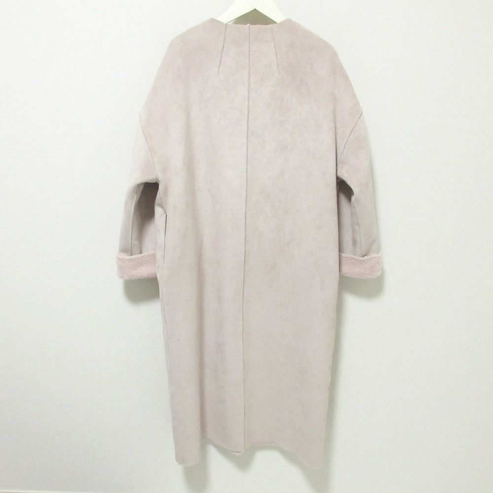 美品 23AW Herlipto ハーリップトゥ faux fur reversible coat
