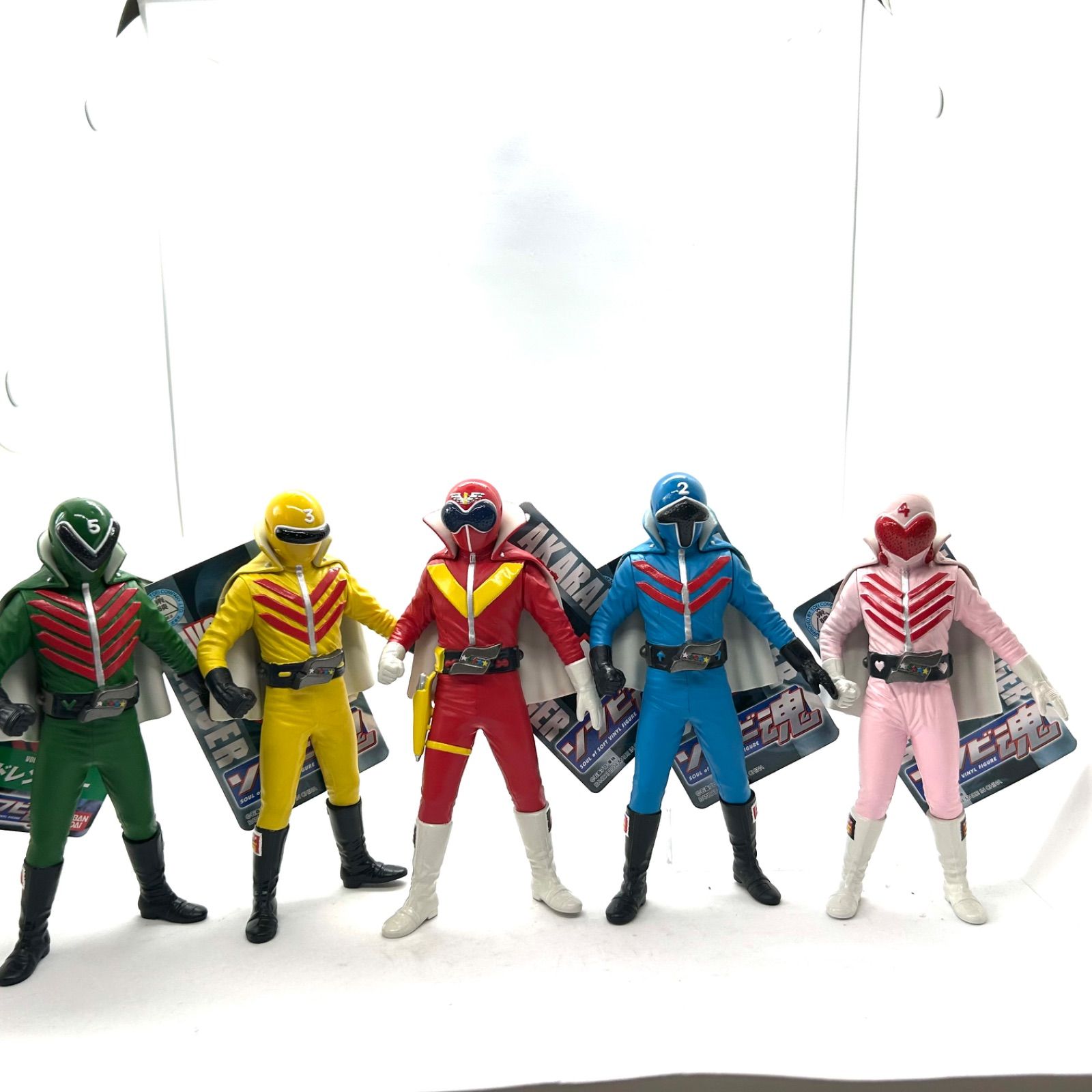 ソフビ魂VOLUME4〜8 ゴレンジャー 全員集合 全5種