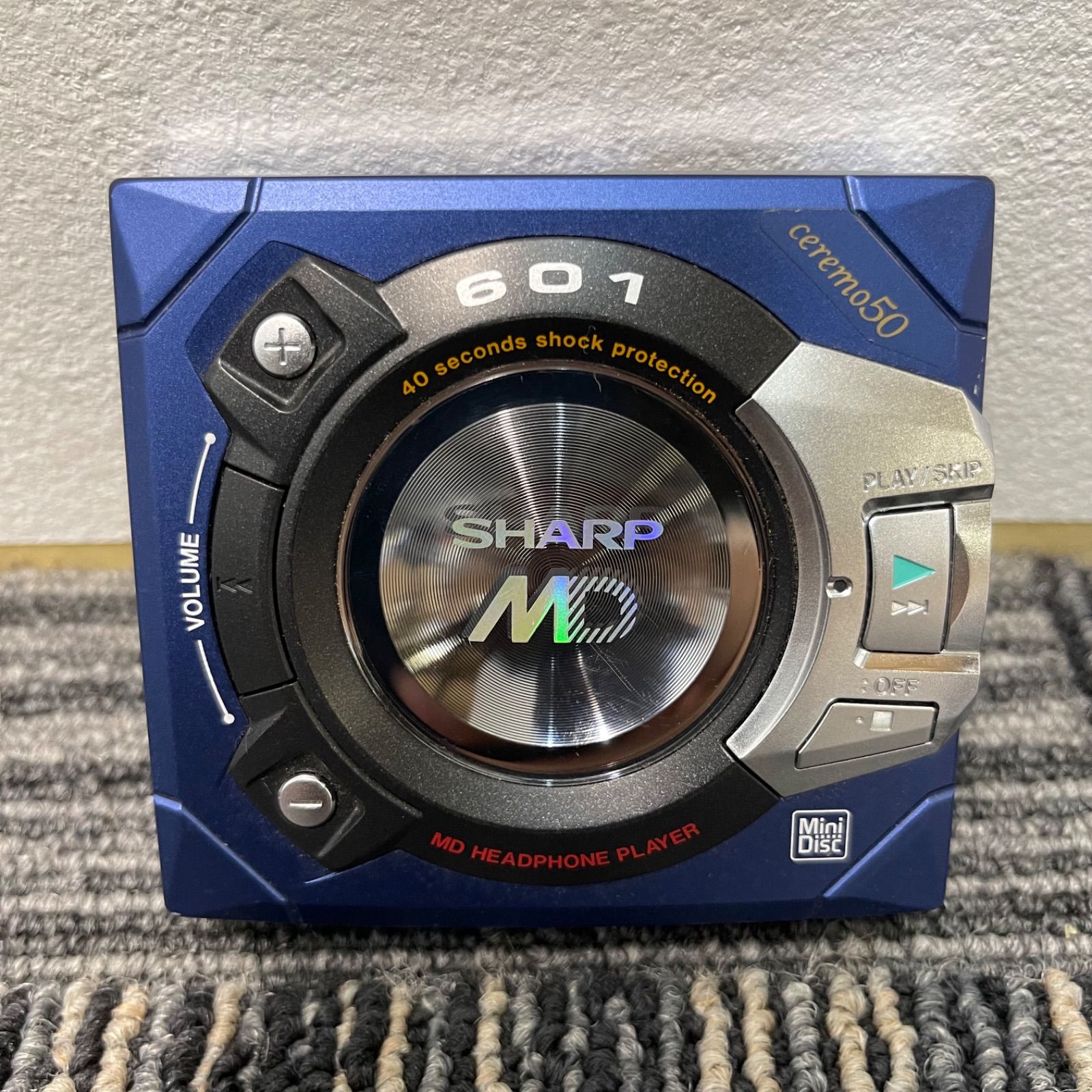 ジャンク❗SHARP MDヘッドホンプレーヤー　MD-ST601　激レア ジャンク❗SHARP MDヘッドホンプレーヤー MD-ST601 激レア