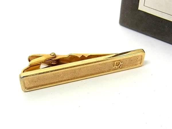 ChristianDior クリスチャンディオール ヴィンテージ ネクタイピン アクセサリー ビジネス 紳士 メンズ ゴールド系 DJ0077