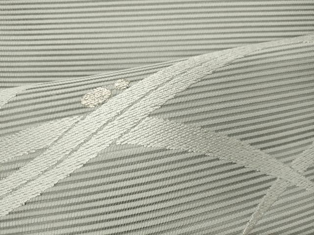 平和屋着物＊夏物 八寸名古屋帯 絽綴れ 露芝文 銀糸 正絹