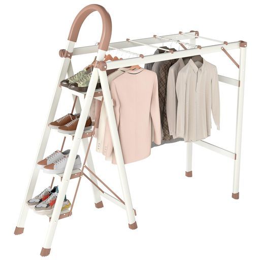 約5人用の洗濯物干しスタンド、ステンレス製で耐荷重60KGの防錆仕様