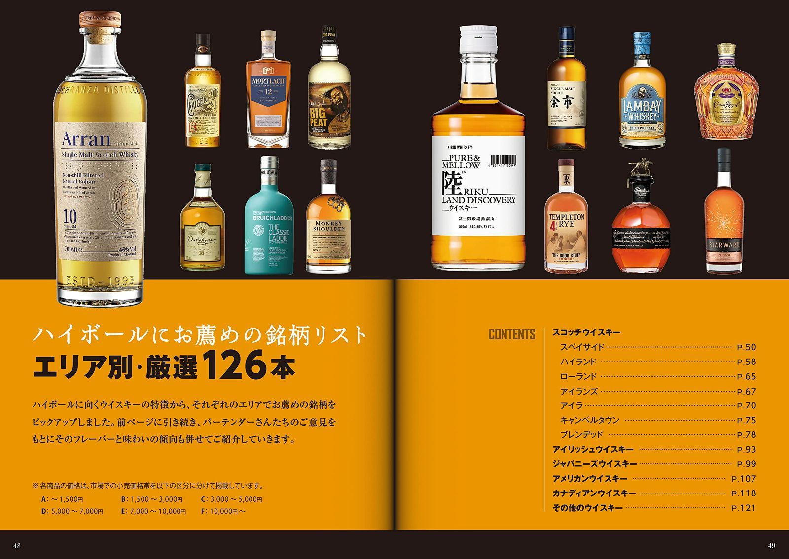 新品】ウイスキーハイボール大全 おすすめボトル126本 定価2,200円
