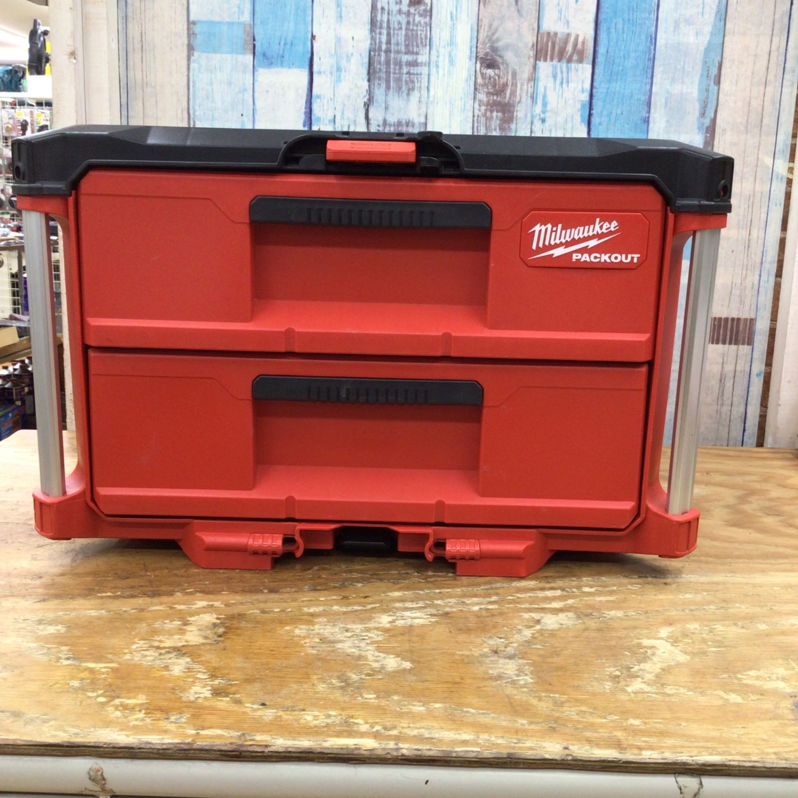 新品 ミルウォーキー パックアウト 3段引き出し ツールボックス 黒 新品 ミルウォーキー パックアウト 3段引き出し ツールボックス