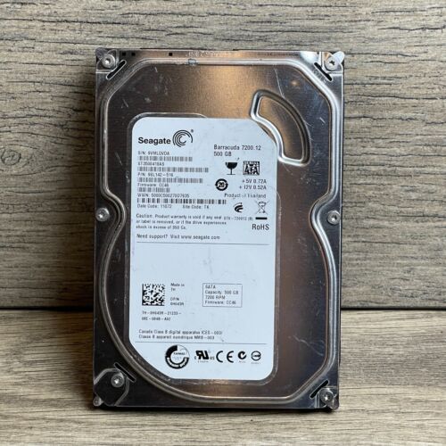 Seagate ショップ BarraCuda 7200.12 シリーズ 500GB SATA 3Gb/s 16MB