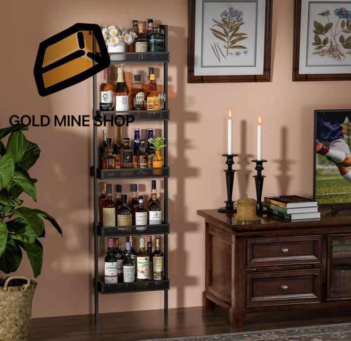 5段自立式ワインラック