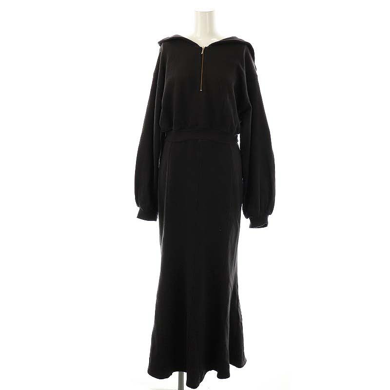 herlipto Half Zip Sweat Dress スウェットドレス Half Zip Sweat Dress / herlipto