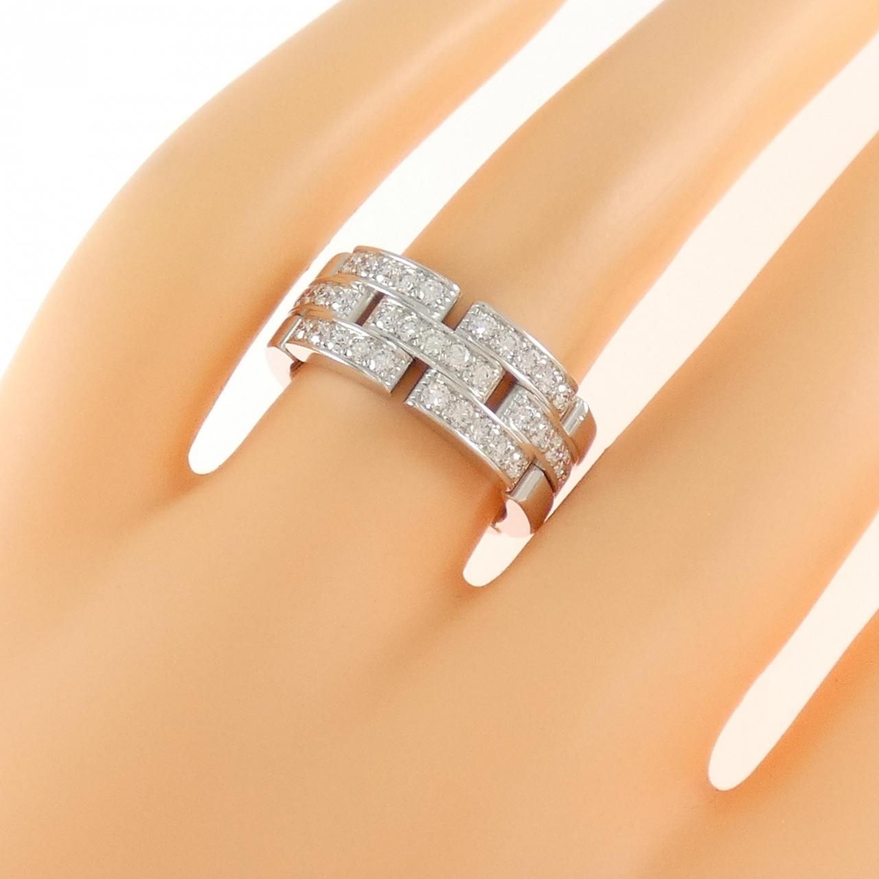 カルティエリング・指輪 マイヨンパンテールリング3連ハーフパヴェ