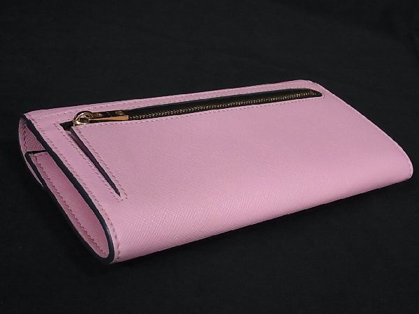 ■新品■未使用■ MARNI マルニ レザー ショルダーウォレット ウォレットバッグ 長財布 レディース ピンク系 AQ8702